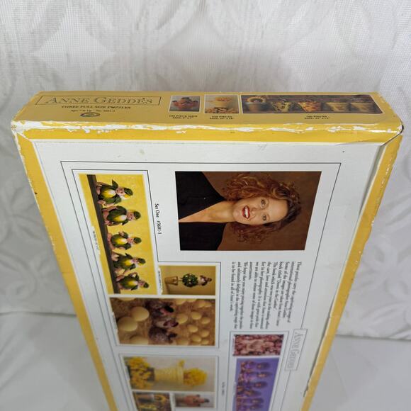 Anne Geddes 3 Deluxe Puzzles Babies Flowers Pot Daffodil Strawberries Sunflower - Picture 4 of 8